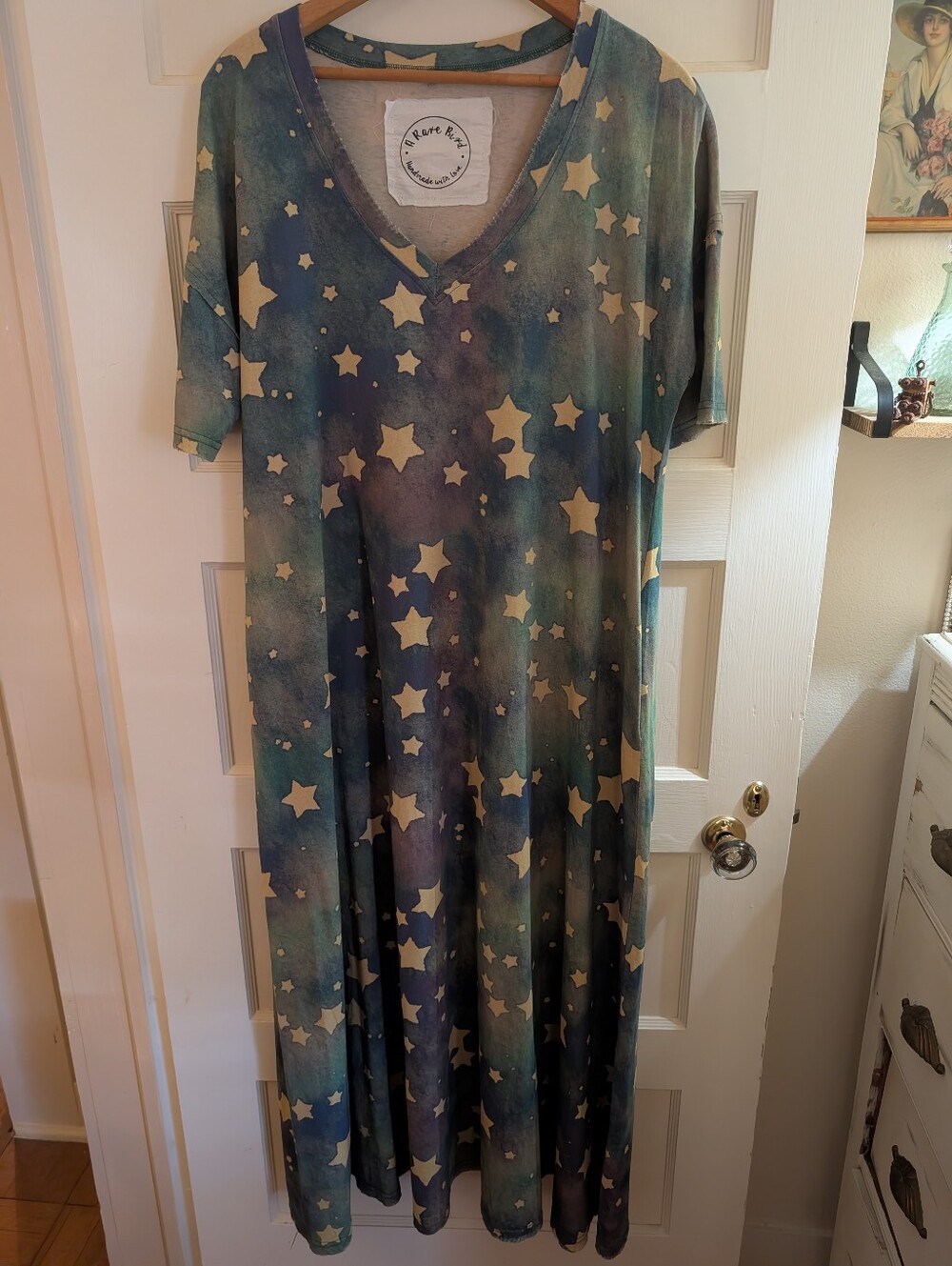 Star soft knit dress, A RARE BIRD, One Size